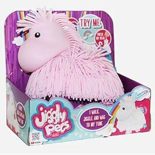Eolo Toys EOL-JP002_P-C Jiggly Pets Walking Unicorn With Sound | Pink