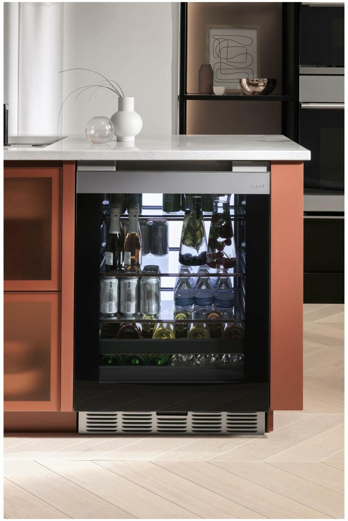 Cafe Beverage Center Platinum Glass CCR06BM2PS5