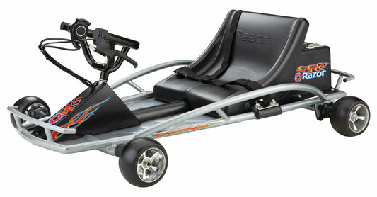 Razor Ground Force - Electric Go-Kart for Ages 8+, Up to 12 MPH, Up to 40 Minutes of Continuous Use, Variable Speed Throttle, 24V Rechargeable Battery