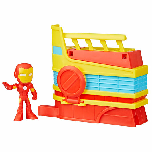 Marvel City Blocks Stark Tower Figure Set