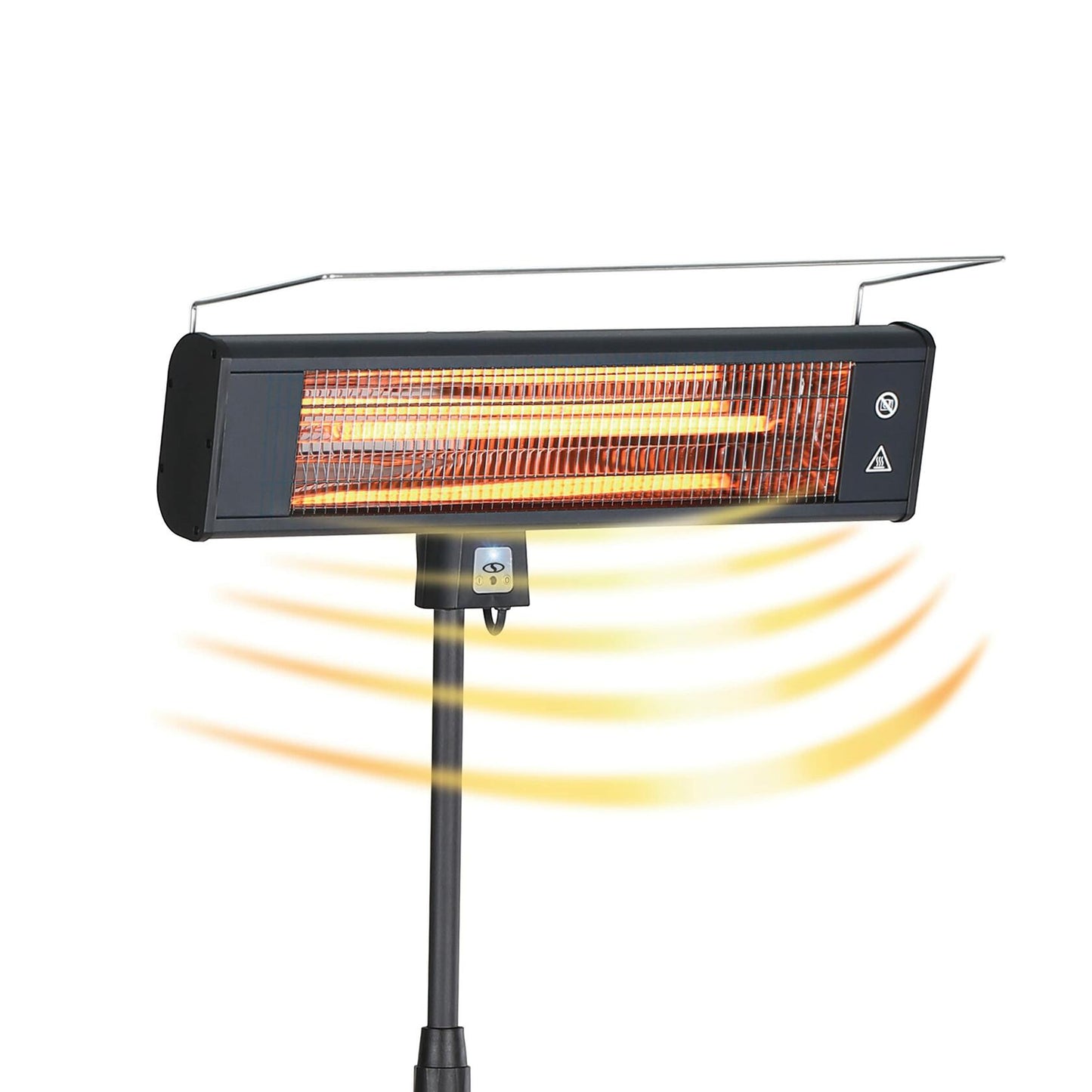 Sun Joe Electric Patio Infrared Heater, Remote Controlled, Tip-over & Overheat Protection, 5118 BTU