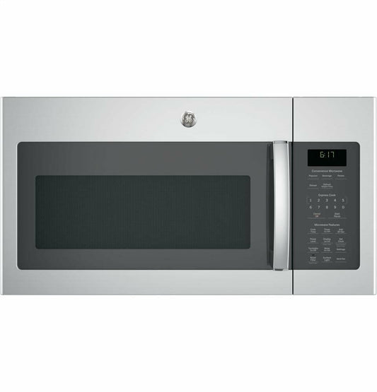 GE 30 1.7 Cu. ft. 1000 Watts Over-The-Range Microwave Oven Model JVM6172SKSS in Stainless Steel.