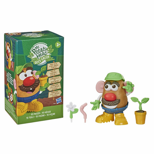 Mr Potato Head Goes Green Toy for Kids Ages 3 and up, Made with Plant-Based Plastic and FSC-Certified Paper Packaging