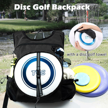 VIGEGARI Gym Backpack with Zipper,Multi-pocket Sports Bags Gym Bags for Men,Disc Golf Bag,Gym Backpack with Water Bottle Mesh Pockets,Backsack with Sturdy Shouler Strap