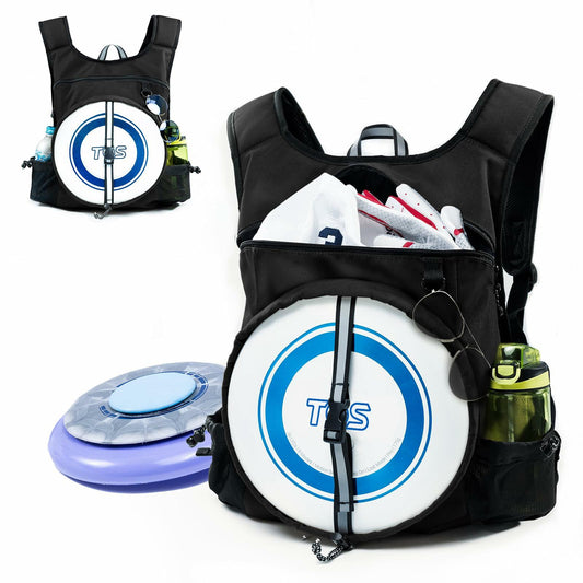 VIGEGARI Gym Backpack with Zipper,Multi-pocket Sports Bags Gym Bags for Men,Disc Golf Bag,Gym Backpack with Water Bottle Mesh Pockets,Backsack with Sturdy Shouler Strap