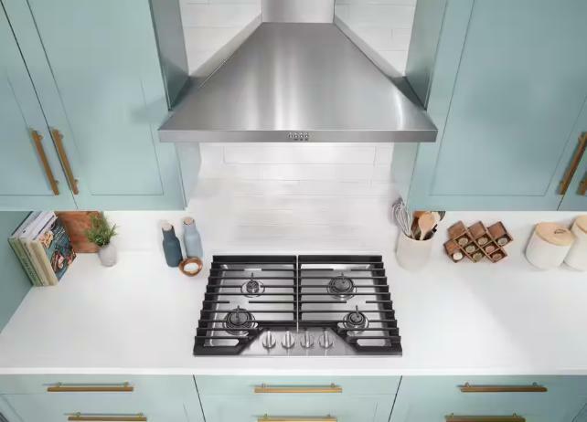 30" Gas Cooktop with SpeedHeat Burner - Stainless Steel by Whirlpool