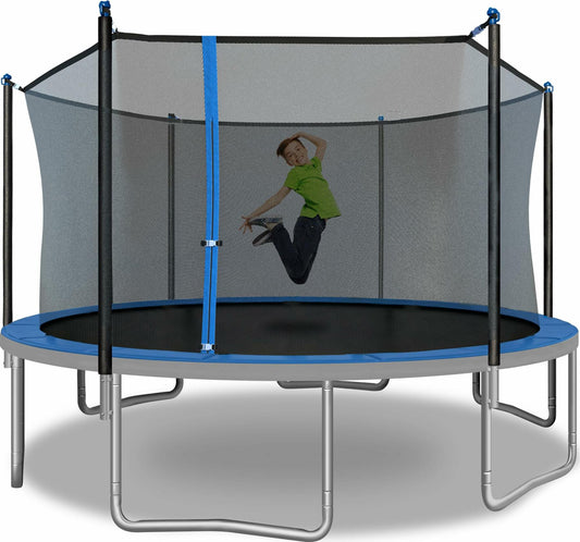 Sportspower TruJump 14' Trampoline with Safety Enclosure & Jump Mat with Lifetime Warranty