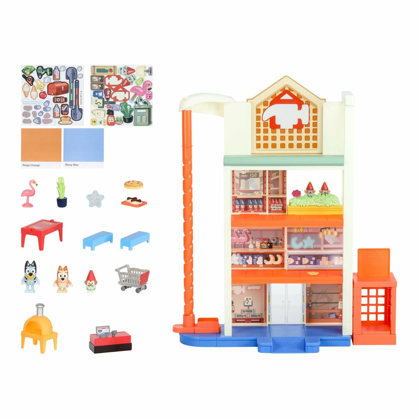 Bluey Hammerbarn Shopping Playset, Including Lights and 45+ Sounds - OPEN BOX
