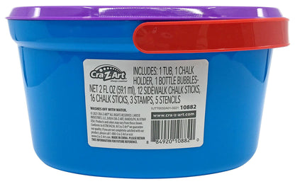 Cra-Z-Art Tub Fulla Fun Super Sidewalk Chalk Bucket