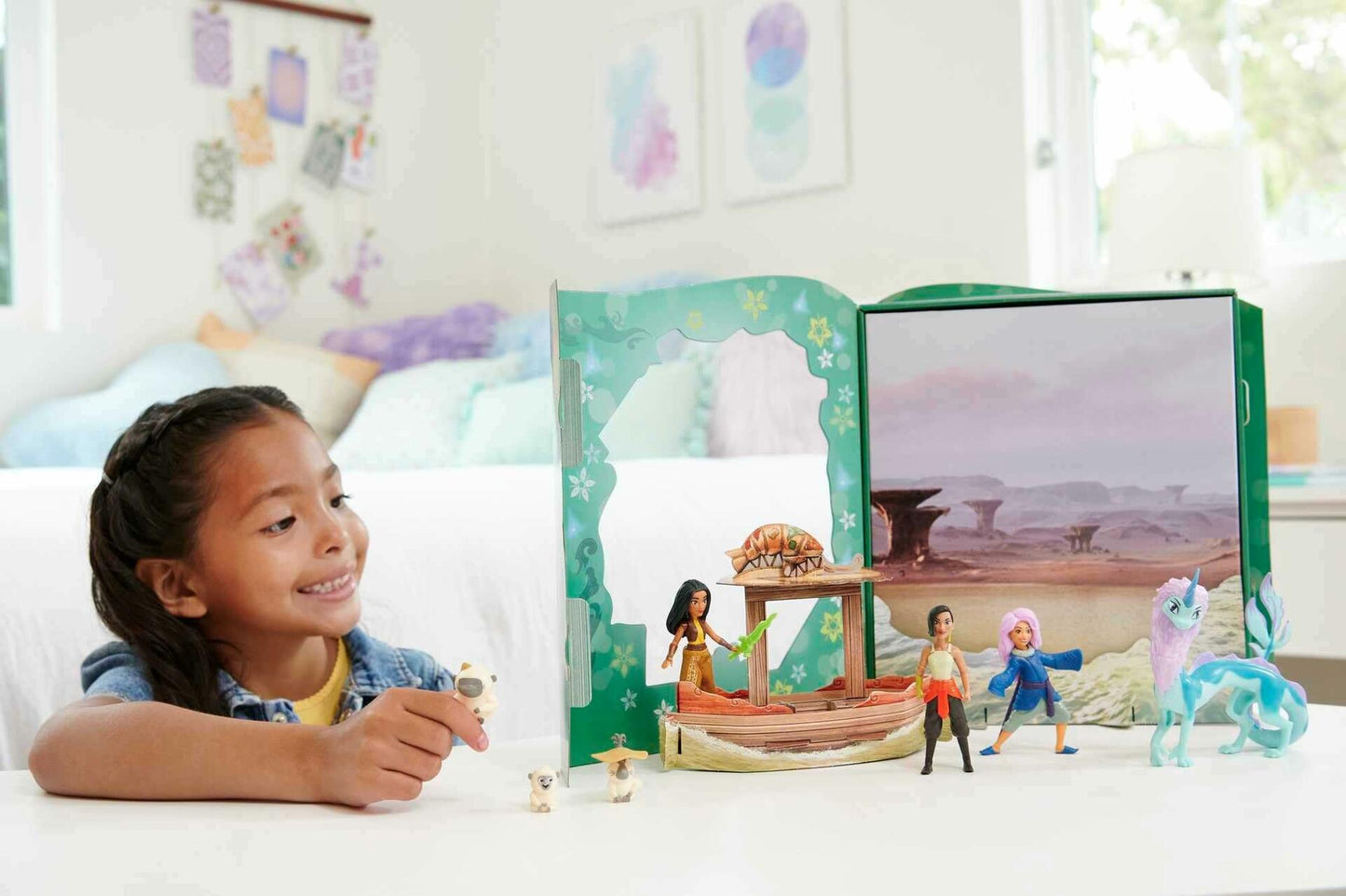 Disney Toys, Raya Story Set, Gifts for Kids