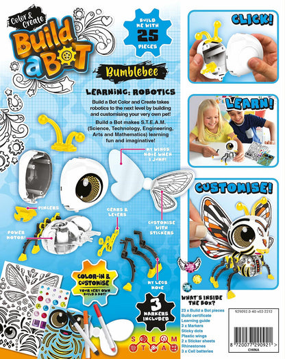 Color & Create Build a Bot Bumblebee