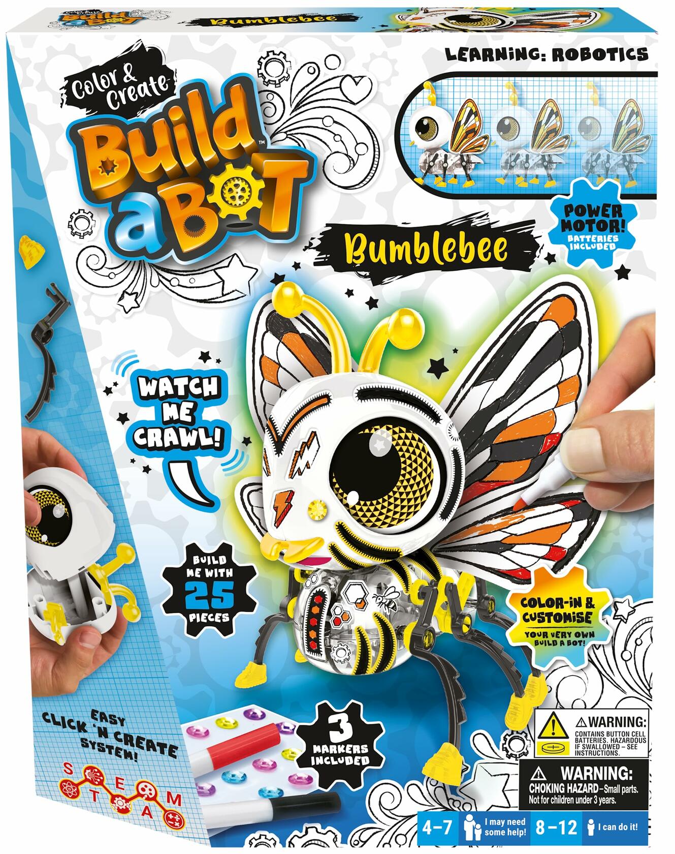 Color & Create Build a Bot Bumblebee
