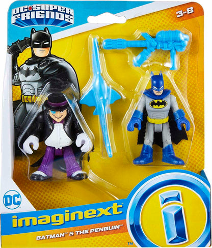 Imaginext Fisher-Price DC Super Friends Batman & The Penguin Action Figure Set