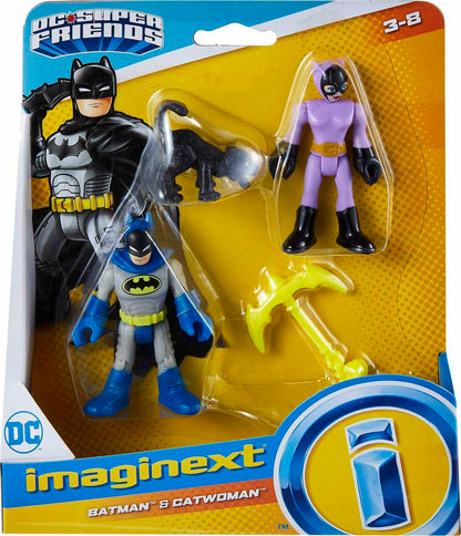 Imaginext Fisher-Price DC Super Friends Batman & Catwoman Action Figure Set