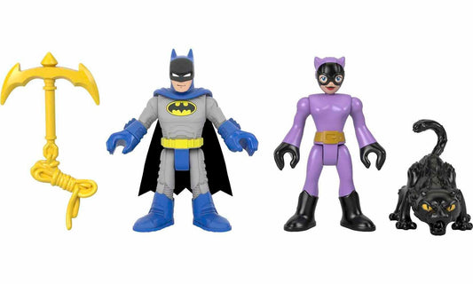 Imaginext Fisher-Price DC Super Friends Batman & Catwoman Action Figure Set
