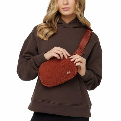 LOLË Convertible Belt Bag, Cross Body Design, Unisex, Copper