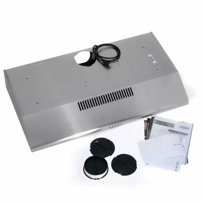 Cosmo COS-5MU36 36" 200 CFM Under Cabinet Range Hood Kitchen Hood in Stainless Steel