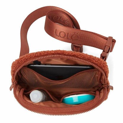 LOLË Convertible Belt Bag, Cross Body Design, Unisex, Copper