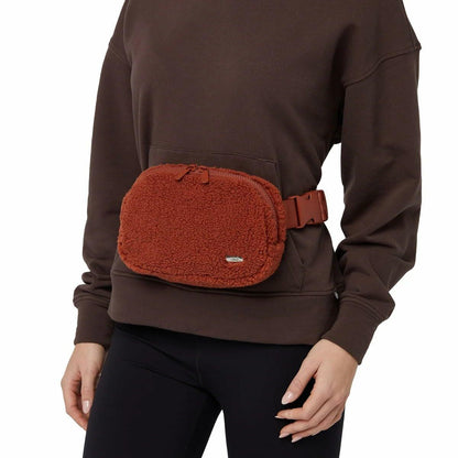 LOLË Convertible Belt Bag, Cross Body Design, Unisex, Copper