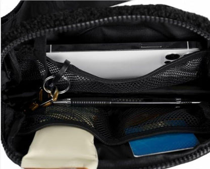 Lole Unisex Fleece Belt Bag, Black