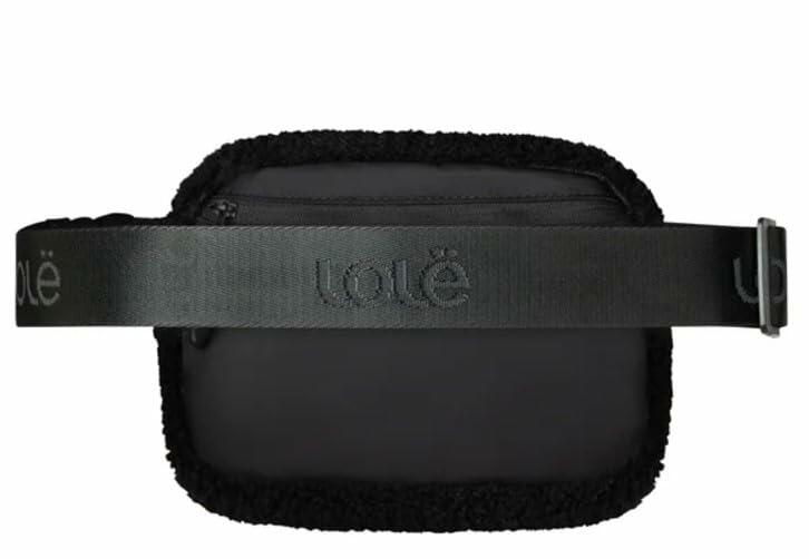 Lole Unisex Fleece Belt Bag, Black