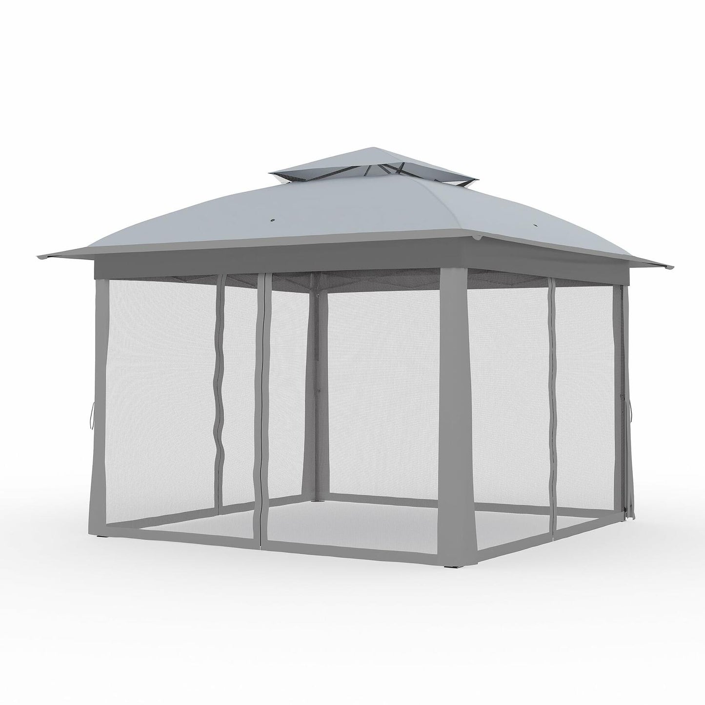 Outdoor Canopy Tent with Mosquito Netting, 11 ft for Patio, Outdoor Gazebo with Portable Carrying Bag