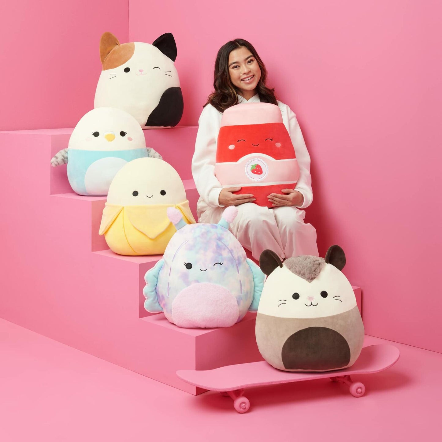 Squishmallows Original 12in Belana The Aqua Cow Sleepamallows – Official Jazwares Plush (Medium-Sized)