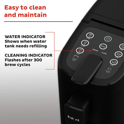 Instant Dual Pod Plus 2-in-1 Coffee Maker and Espresso Maker with Reusable Ground Coffee Pod