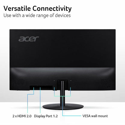 acer SB272U E - 27" Monitor WQHD 2560x1440 IPS 100Hz 1ms 250Nit HDMI DisplayPort (Renewed)