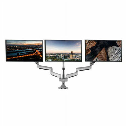 TechOrbits Universal Desk Mount for Triple Monitor, Fits 13-30" Computer Screens