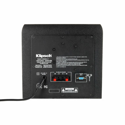 Klipsch Pro Media 2.1 THX Computer Speakers Two-Way Satellites 3" Midbass Drivers and 6.5" Subwoofer