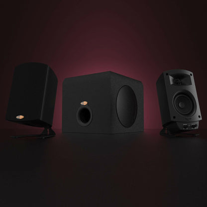 Klipsch Pro Media 2.1 THX Computer Speakers Two-Way Satellites 3" Midbass Drivers and 6.5" Subwoofer