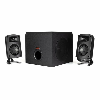 Klipsch Pro Media 2.1 THX Computer Speakers Two-Way Satellites 3" Midbass Drivers and 6.5" Subwoofer