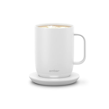 Ember Temperature Control Smart Mug 2, 10 oz, Gold, up to 1.5-hr Battery Life - App Controlled Heated Coffee/Tea Mug - Improved Design