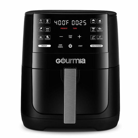 Gourmia - 6-Quart Digital Air Fryer - Black